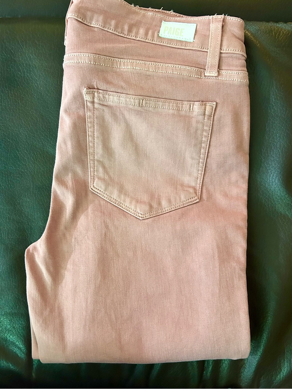 PAIGE Skinny Jeans in Dusty Mauve